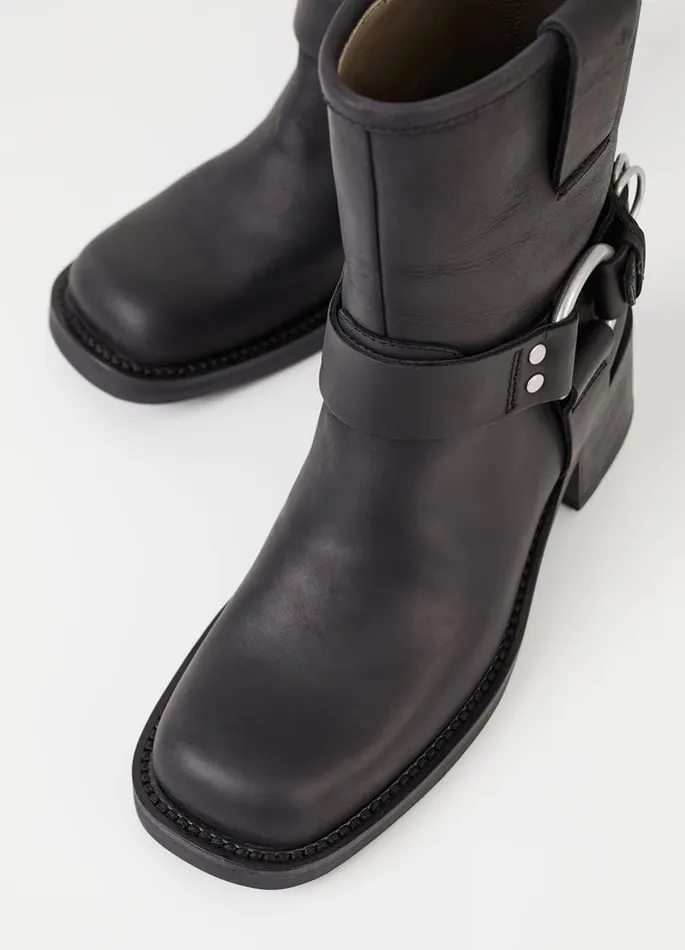 Women Vagabond Boots NOUR BOOTS Black Leather