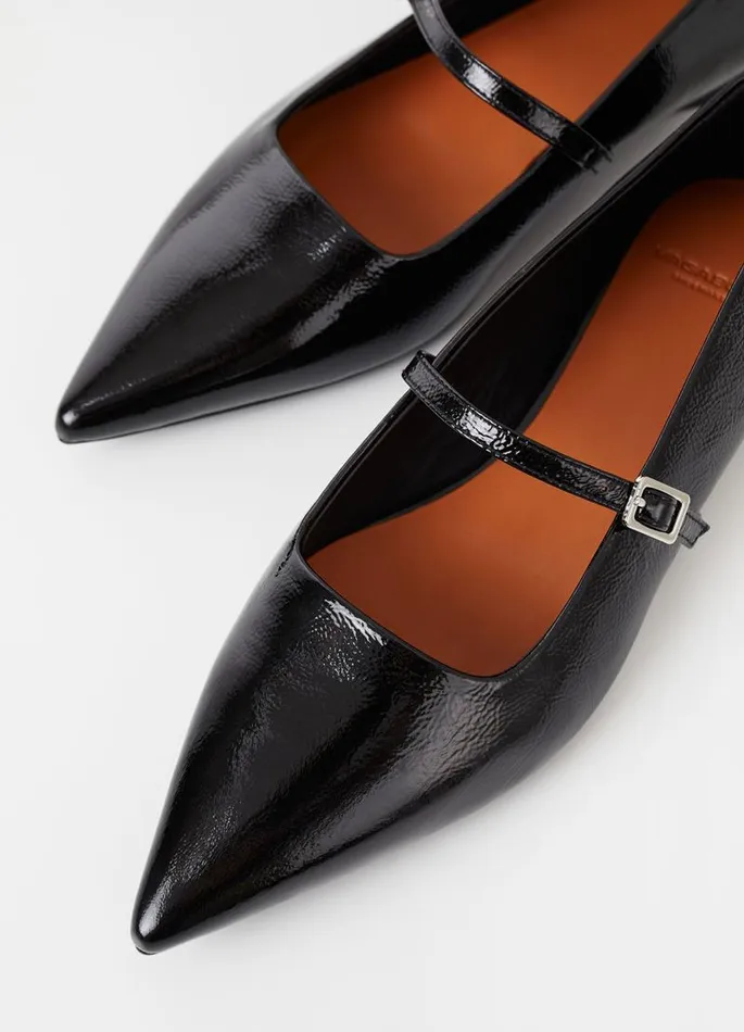 Women Vagabond Mary Janes HERMINE SHOES Black Patent Leather
