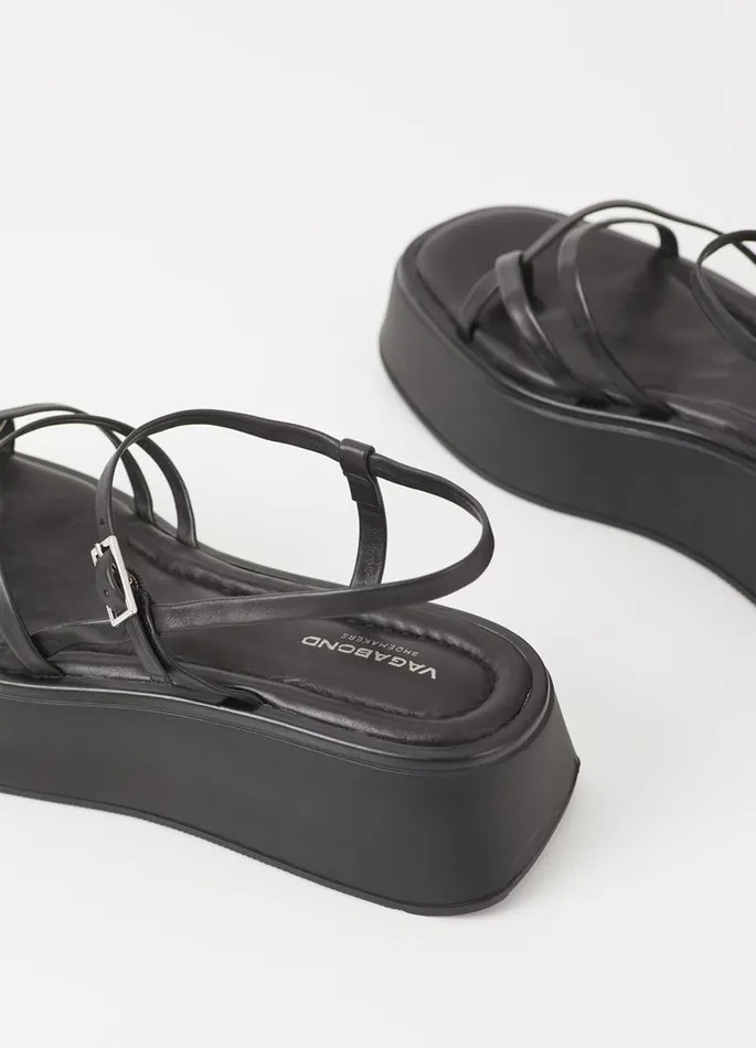 Women Vagabond Sandals COURTNEY SANDALS Black Leather