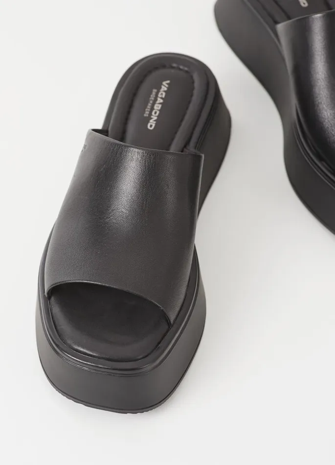 Women Vagabond Sandals COURTNEY SANDALS Black Leather