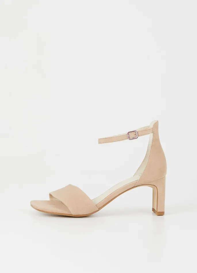Women Vagabond Sandals LUISA SANDALS Beige Suede
