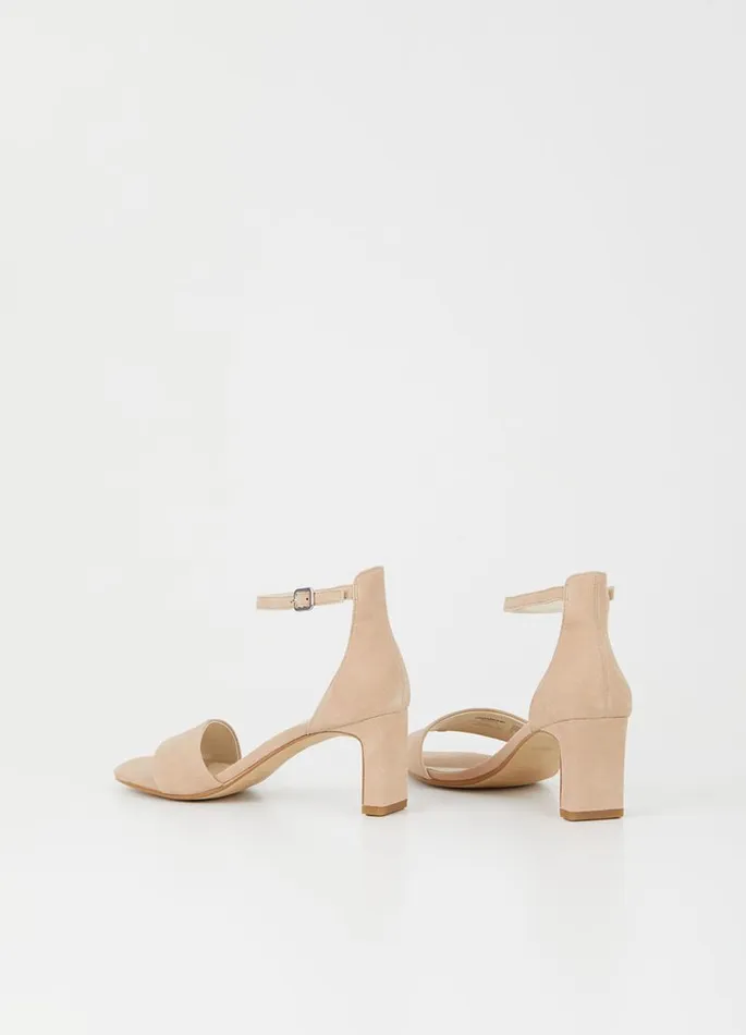 Women Vagabond Sandals LUISA SANDALS Beige Suede