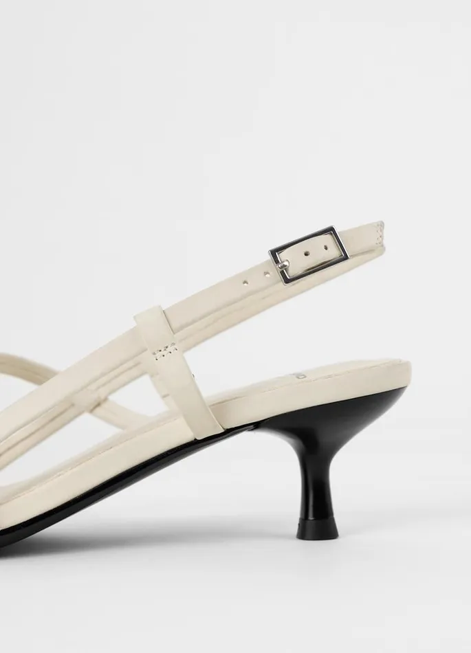 Women Vagabond Slingbacks JONNA SANDALS Offwhite Leather
