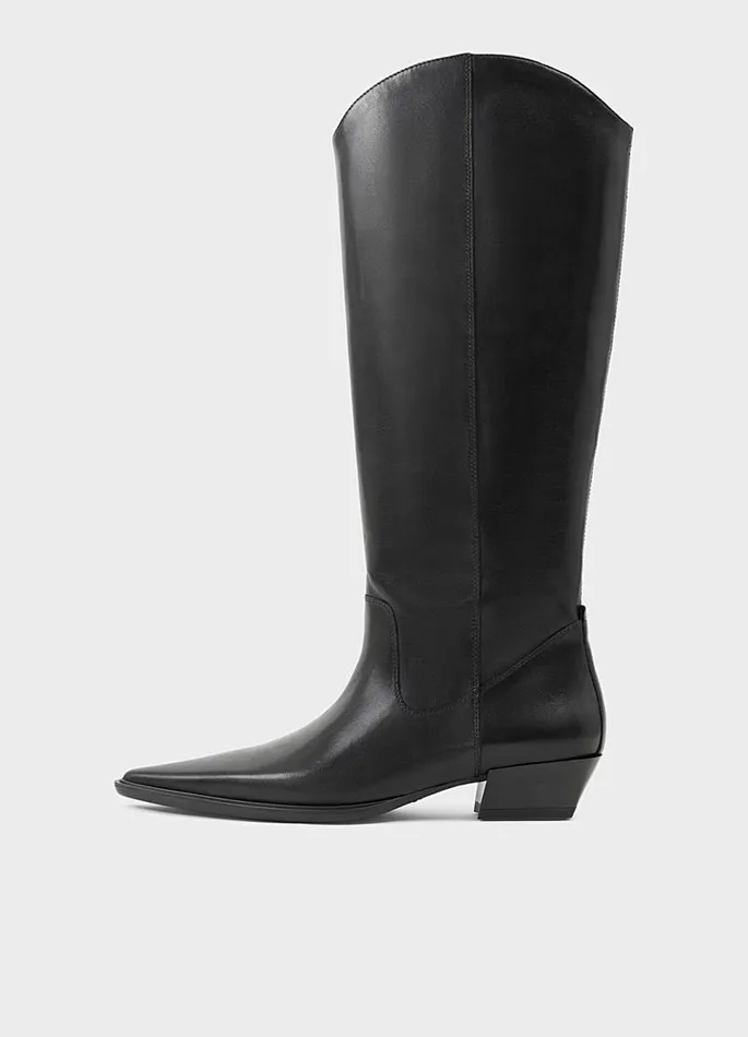 Women Vagabond Tall Boots CASSIE TALL BOOTS Black Leather