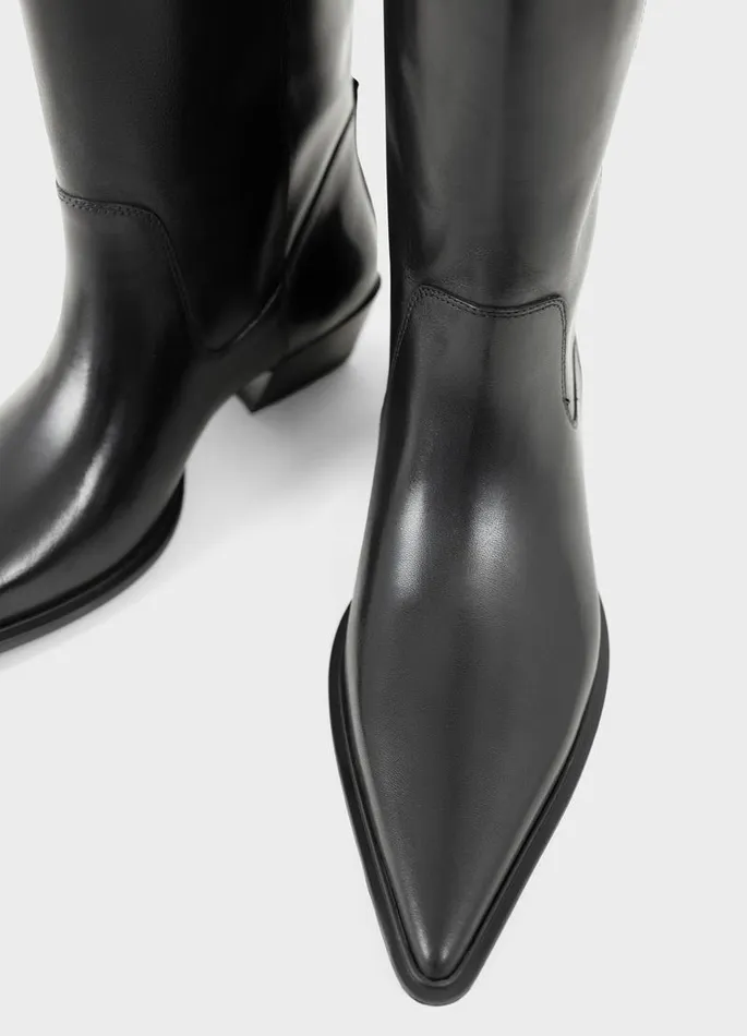 Women Vagabond Tall Boots CASSIE TALL BOOTS Black Leather