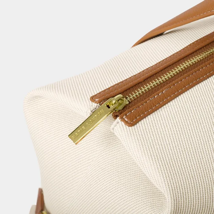 Women Weekend Bags Katie Loxton Siena Canvas Milan Cabin Bag In Cognac