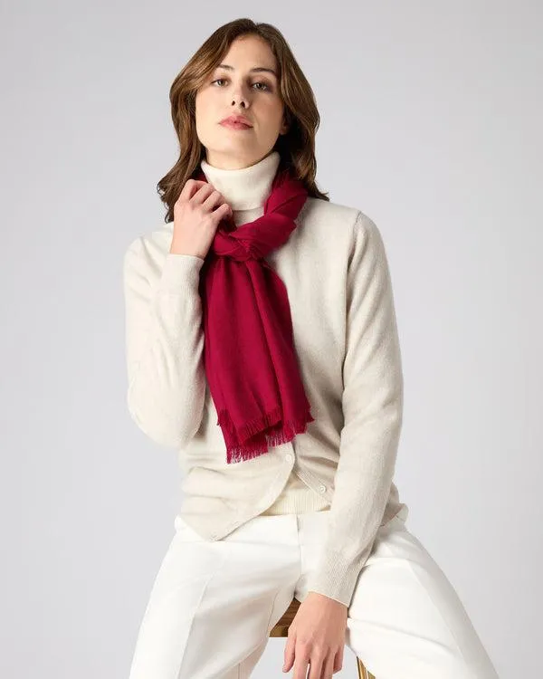 Women Women039s Pashmina Cashmere StoleIn Opera Red Opera Red NPeal Pashminas Wraps and Shawls