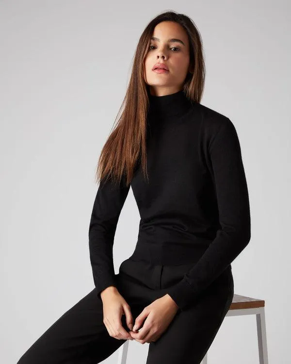 Women Women039s Superfine Turtle Neck Cashmere SweaterIn Black Black NPeal Turtle Necks Women Women039s Superfine Turtle Neck Cashmere SweaterIn Black Black NPeal Turtle Necks
