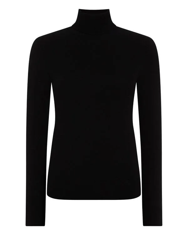 Women Women039s Superfine Turtle Neck Cashmere SweaterIn Black Black NPeal Turtle Necks