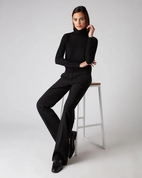 Women Women039s Superfine Turtle Neck Cashmere SweaterIn Black Black NPeal Turtle Necks
