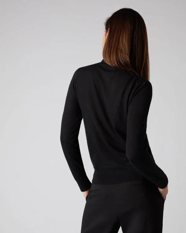 Women Women039s Superfine Turtle Neck Cashmere SweaterIn Black Black NPeal Turtle Necks