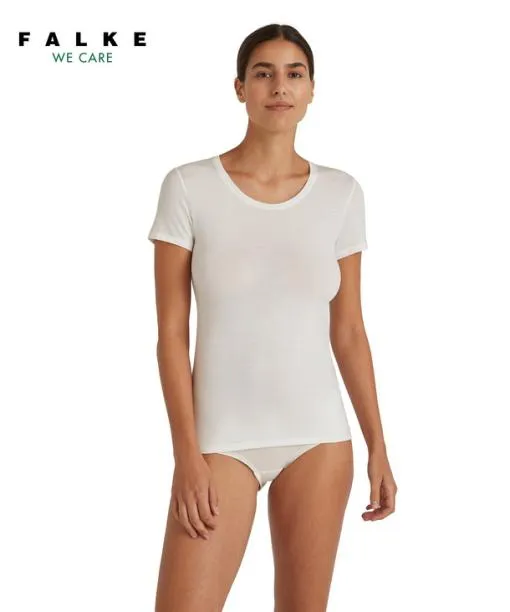 Women Women TShirt Roundneck Daily ClimaWool Off FALKE Shirts