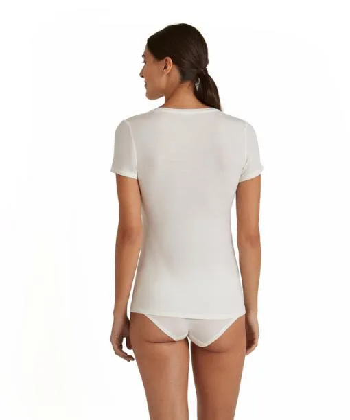 Women Women TShirt Roundneck Daily ClimaWool Off FALKE Shirts
