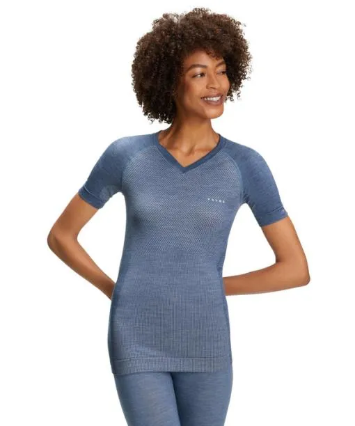 Women Women TShirt WoolTech Light Capitain FALKE Short Sleeve Shirts
