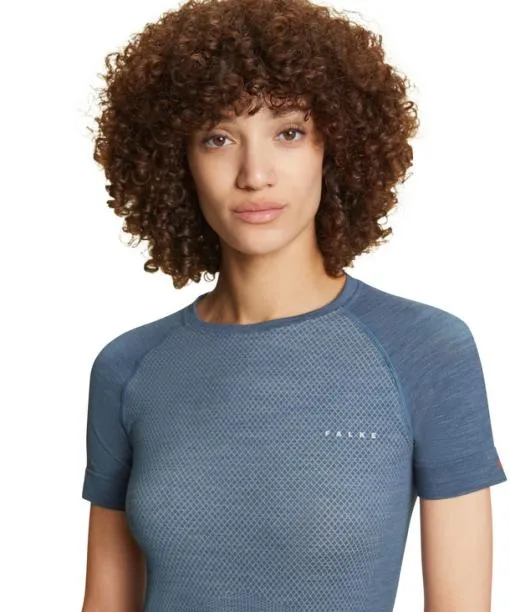Women Women TShirt WoolTech Light Capitain FALKE Short Sleeve Shirts