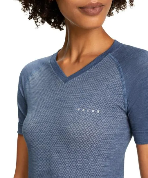 Women Women TShirt WoolTech Light Capitain FALKE Short Sleeve Shirts