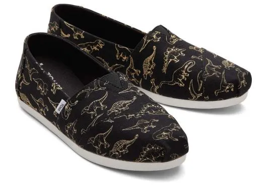 Women WomenAlpargata Dino Black Dino TOMS Exclusives
