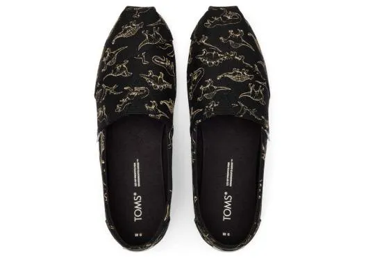 Women WomenAlpargata Dino Black Dino TOMS Exclusives