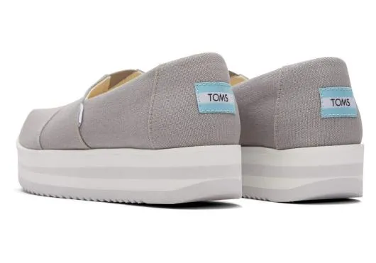 Women WomenAlpargata Grey Midform Espadrille Drizzle Grey TOMS Alpargatas