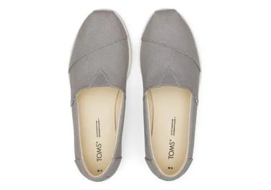 Women WomenAlpargata Grey Midform Espadrille Drizzle Grey TOMS Alpargatas
