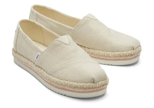 Women WomenAlpargata Rope Platform Natural TOMS Alpargatas