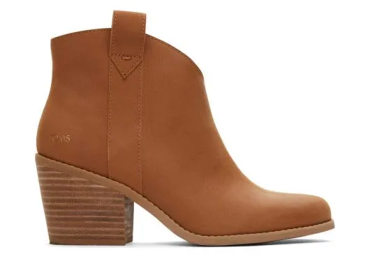 Women WomenConstance Tan Leather Heeled Boot Tan TOMS Exclusives