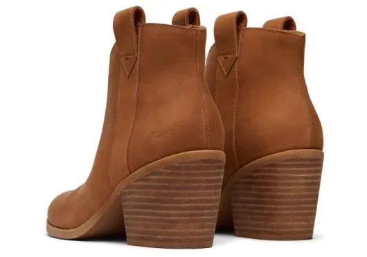 Women WomenConstance Tan Leather Heeled Boot Tan TOMS Exclusives
