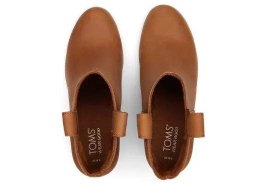 Women WomenConstance Tan Leather Heeled Boot Tan TOMS Exclusives