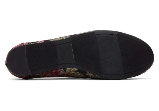 Women WomenDarcy Flat Black Metallic TOMS Dress Casual