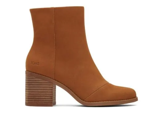 Women WomenEvelyn Tan Leather Heeled Boot Leather Tan TOMS Boots and Booties
