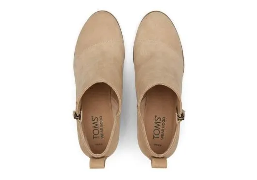 Women WomenGoldie Oatmeal Suede Wedge Boot Suede Oatmeal TOMS Exclusives