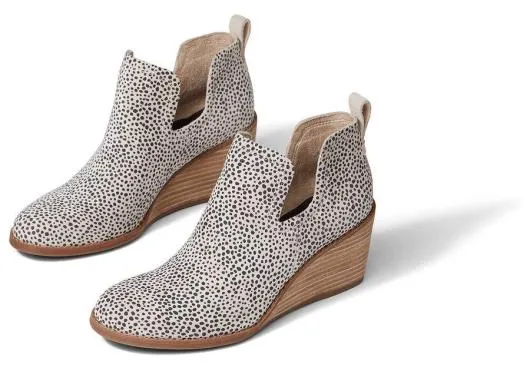 Women WomenKallie Wedge Bootie Macadamia TOMS Exclusives