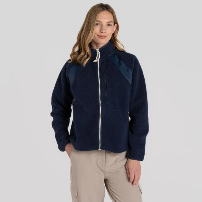 Womens Full Zip Fleece Craghoppers Charlotte Full Zip Fleece Blue Navy