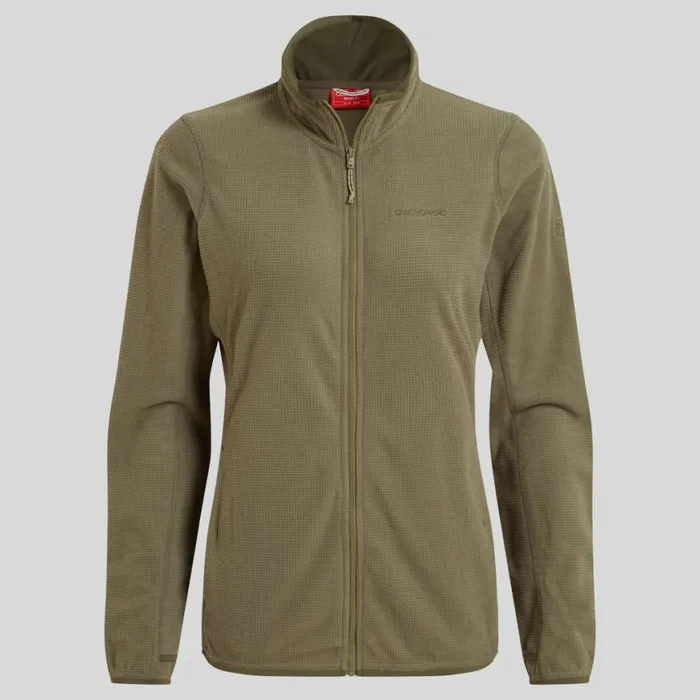 Womens Full Zip Fleece Craghoppers NosiLife Anya Jacket Soft Moss
