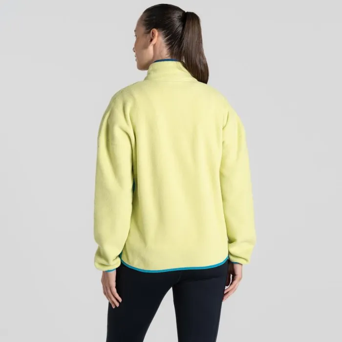 Womens Half Zip Fleece Craghoppers CO2 Renu Half Zip Fleece Key Lime Womens Half Zip Fleece Craghoppers CO2 Renu Half Zip Fleece Key Lime
