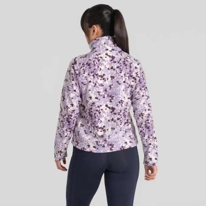 Womens Half Zip Fleece Craghoppers Evie Half Zip Fleece Verbena Print Womens Half Zip Fleece Craghoppers Evie Half Zip Fleece Verbena Print