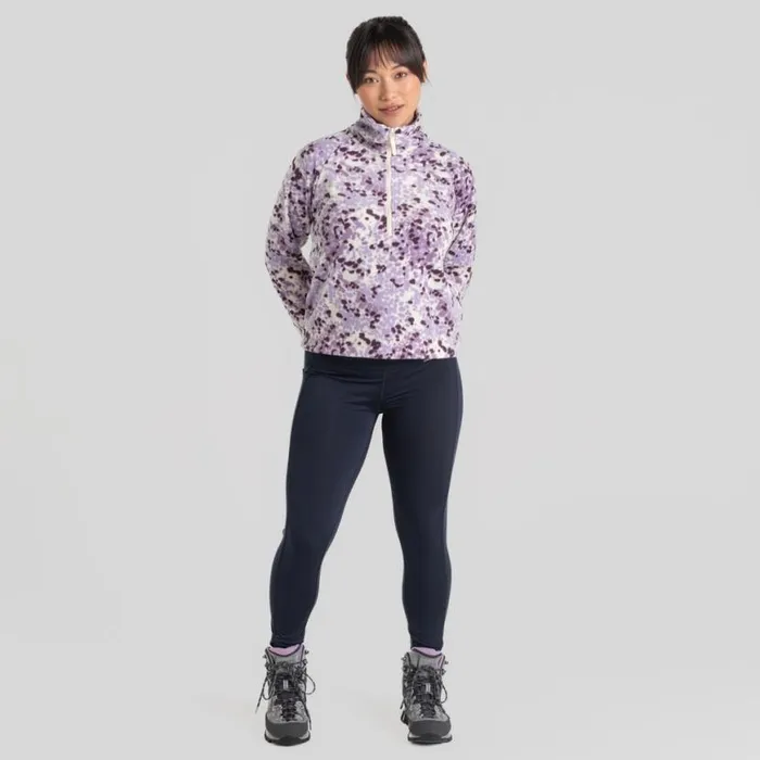 Womens Half Zip Fleece Craghoppers Evie Half Zip Fleece Verbena Print Womens Half Zip Fleece Craghoppers Evie Half Zip Fleece Verbena Print