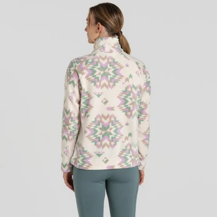 Womens Half Zip Fleece Craghoppers Lago Half Zip Fleece Calico Orchid Print Womens Half Zip Fleece Craghoppers Lago Half Zip Fleece Calico Orchid Print