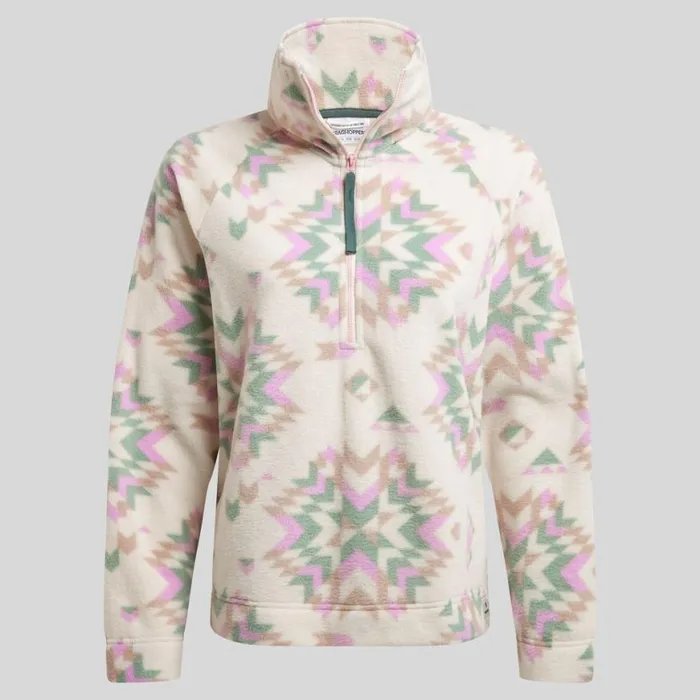Womens Half Zip Fleece Craghoppers Lago Half Zip Fleece Calico Orchid Print Womens Half Zip Fleece Craghoppers Lago Half Zip Fleece Calico Orchid Print
