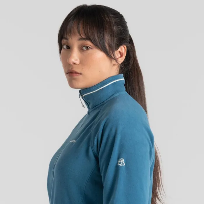 Womens Half Zip Fleece Craghoppers Miska VI Half Zip Fleece Tay Blue Womens Half Zip Fleece Craghoppers Miska VI Half Zip Fleece Tay Blue