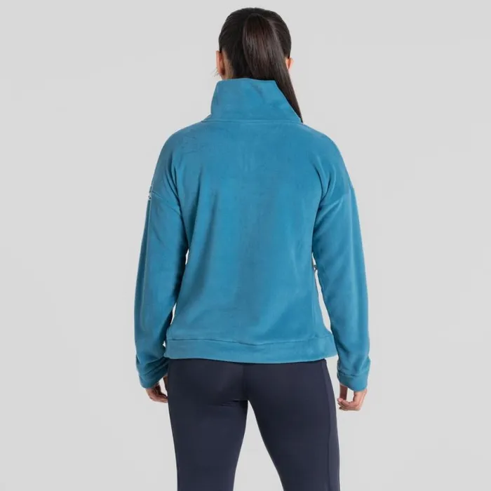 Womens Half Zip Fleece Craghoppers Polartec Caprice Half Zip Fleece Tay Blue