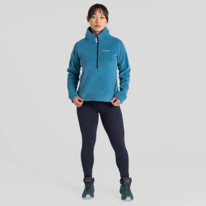 Womens Half Zip Fleece Craghoppers Polartec Caprice Half Zip Fleece Tay Blue