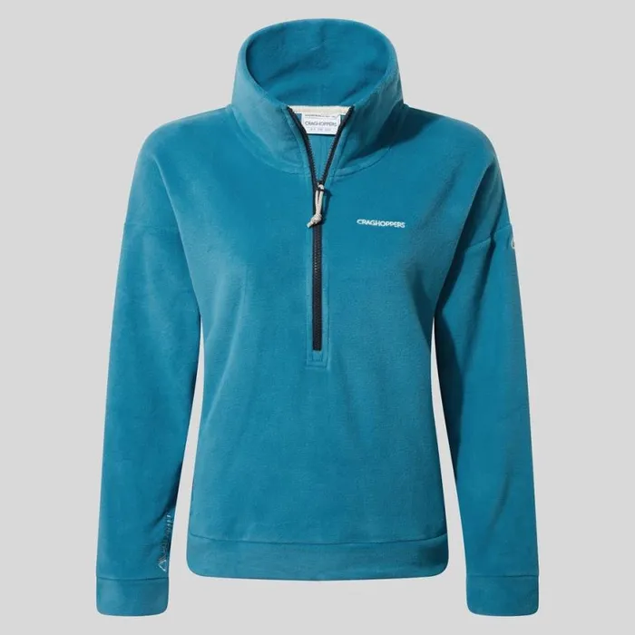 Womens Half Zip Fleece Craghoppers Polartec Caprice Half Zip Fleece Tay Blue