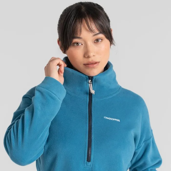Womens Half Zip Fleece Craghoppers Polartec Caprice Half Zip Fleece Tay Blue