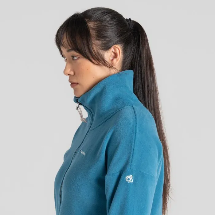 Womens Half Zip Fleece Craghoppers Polartec Caprice Half Zip Fleece Tay Blue