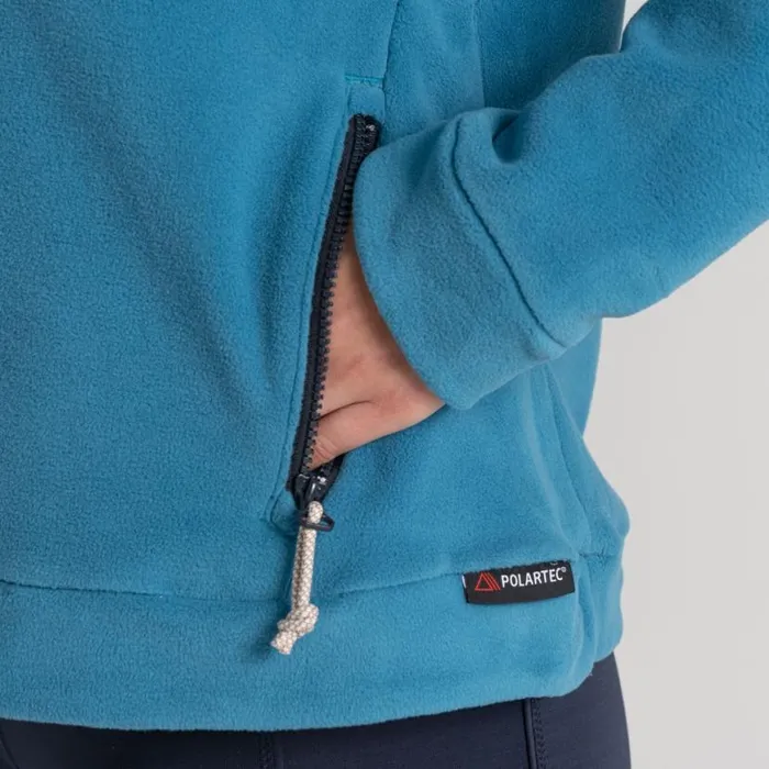 Womens Half Zip Fleece Craghoppers Polartec Caprice Half Zip Fleece Tay Blue