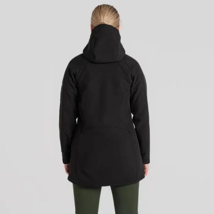 Womens Insulated Jackets Craghoppers Gwen Hooded Jacket Black