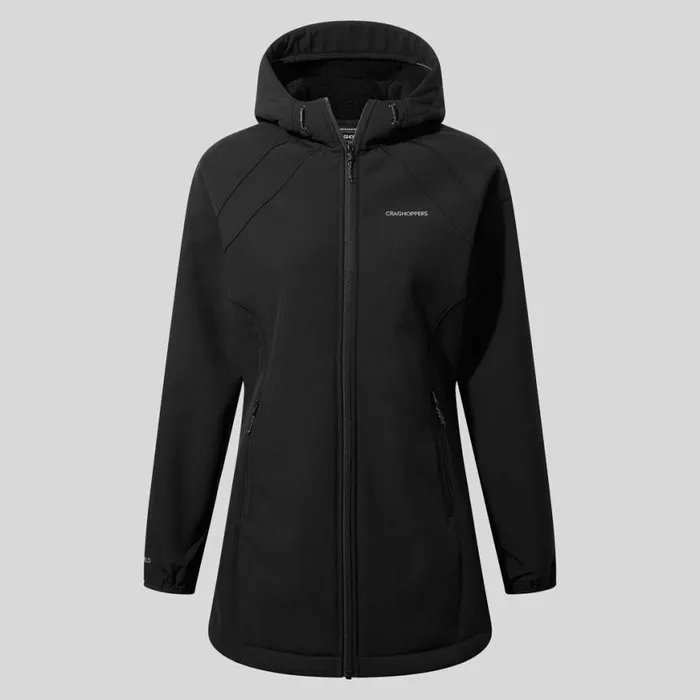 Womens Insulated Jackets Craghoppers Gwen Hooded Jacket Black