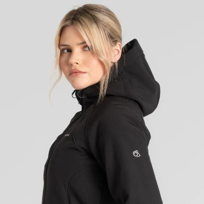 Womens Insulated Jackets Craghoppers Gwen Hooded Jacket Black