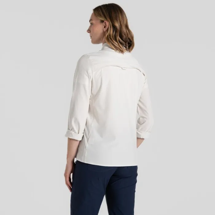 Womens Long Sleeve Craghoppers NosiLife Pro Long Sleeved Shirt III Seasalt Womens Long Sleeve Craghoppers NosiLife Pro Long Sleeved Shirt III Seasalt